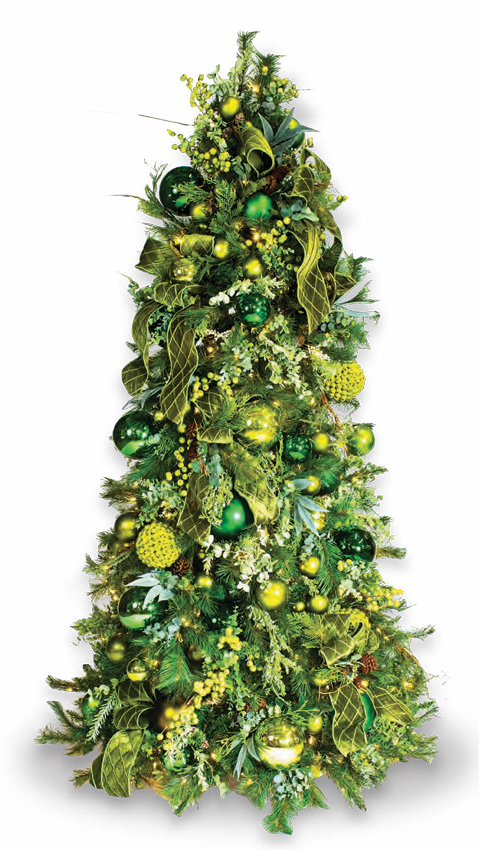 Pre-Decorated Christmas Tree - Full/Standard Fully Decorated