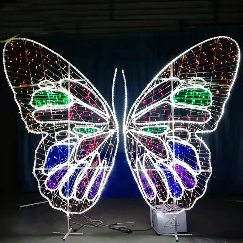 Giant Pre-Lit LED Butterfly