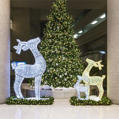 Gian LED reindeer set for Christmas commercial decorations