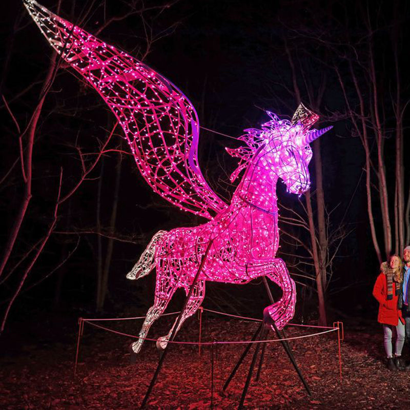 Giant Pre-Lit LED Unicorn