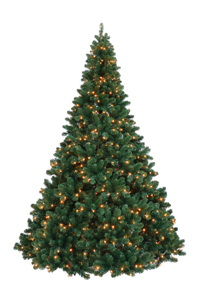 9 foot pre lit Christmas tree