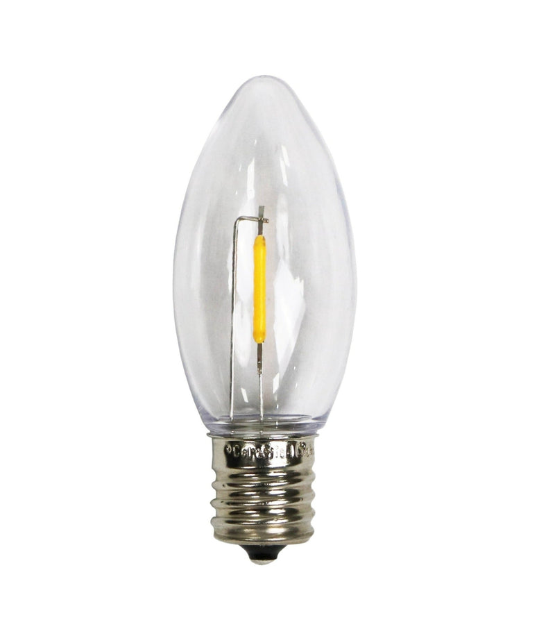 Picture of C9 filament bulb for Christmas lights