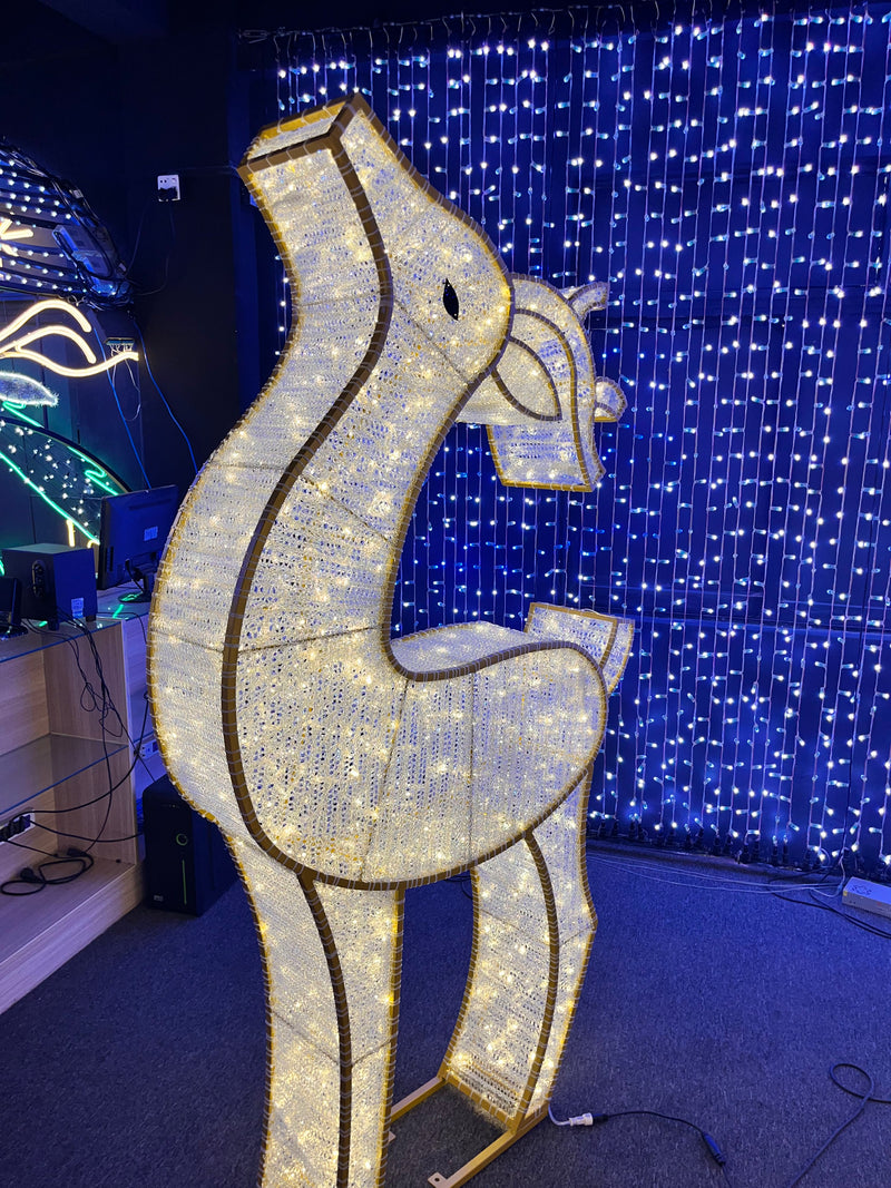 elegant LED reindeer decoration for Christmas