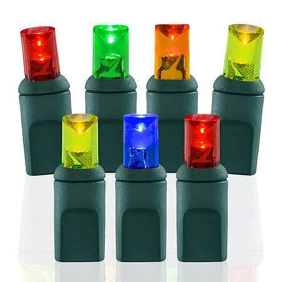 Close up picture of multicolor led mini lights