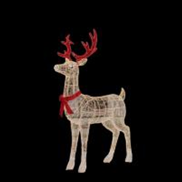 Giant Pre-Lit LED Vivid Reindeer