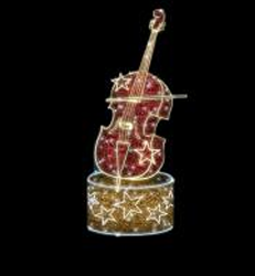 Giant Pre-Lit LED Starry Cello