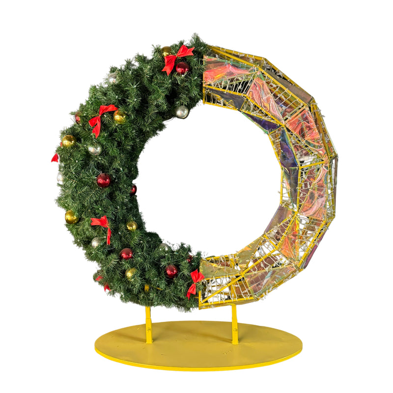 Picture of half-half wreath