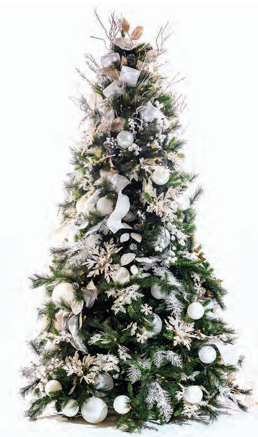 Pre-Decorated Christmas Tree - Full/Standard Fully Decorated