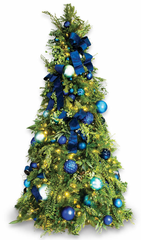 Pre-Decorated Christmas Tree - Full/Standard Fully Decorated