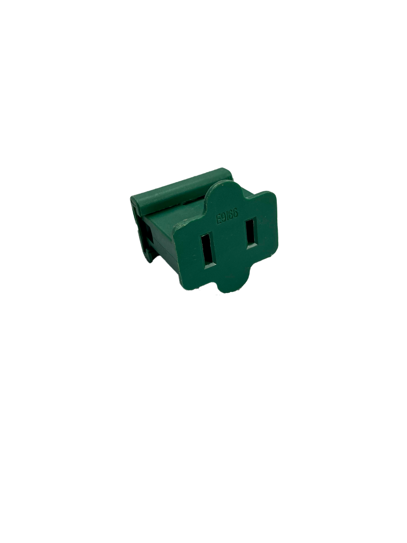 SPT-1 Female Slip-On Vampire Plug (100) - Green